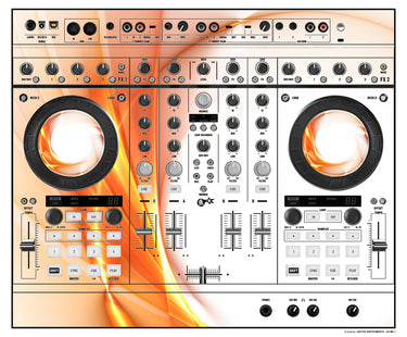 Native Instruments S4 MK1 Skin Orange Swirl